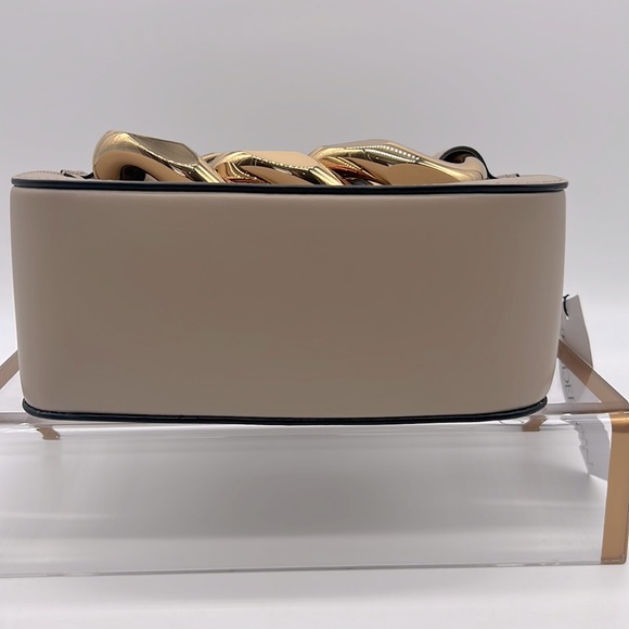 JW ANDERSON NEW Mini Chain Leather Tote Taupe - Picture 6 of 14